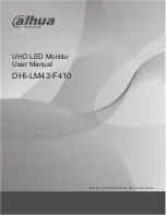 Предварительный просмотр 1 страницы Dahua DHI-LM43-F410 User Manual