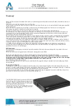 Dahua DHI-XVR4108HS-S2 User Manual preview