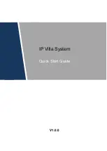 Dahua IP Villa System Quick Start Manual предпросмотр