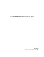 Dahua IPC-HFW8101E User Manual preview