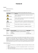 Preview for 2 page of Dahua MNVR4104-I Series User Manual