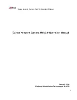 Dahua Network Camera Web 3.0 Operation Manual preview