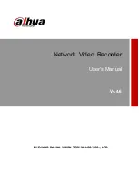 Preview for 1 page of Dahua NVR41-P series User Manual