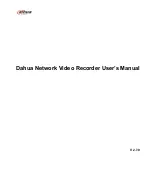 Preview for 1 page of Dahua nvr4208-8p User Manual