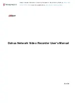 Dahua NVR4216-16P-4KS2 User Manual предпросмотр