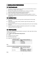 Preview for 8 page of Dahua SD6C230U-HNI Installation Manual