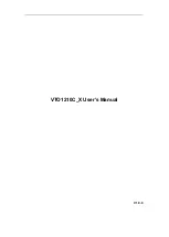 Предварительный просмотр 1 страницы Dahua VTO1210A-X User Manual