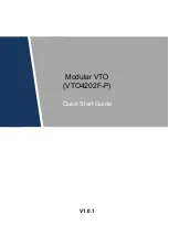 Dahua VTO4202F Series Quick Start Manual preview