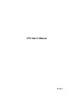 Preview for 1 page of Dahua VTS User Manual