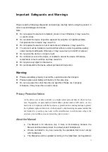 Preview for 2 page of Dahua VTS User Manual