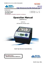 Daihan Scientific HB-96 Operation Manual предпросмотр