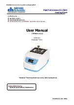 Предварительный просмотр 1 страницы Daihan Scientific MaXtable H20 User Manual