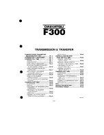 Preview for 191 page of Daihatsu F300 Service Manual