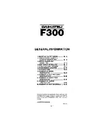 Preview for 627 page of Daihatsu F300 Service Manual