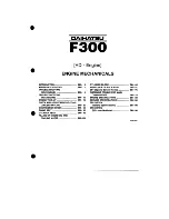 Preview for 1142 page of Daihatsu F300 Service Manual