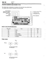 Preview for 12 page of Daihatsu S85 Workshop Manual