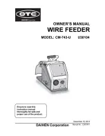 Daihen OTC CM-743-U Owner'S Manual preview