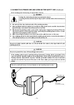 Preview for 20 page of Daihen OTC CPTX-I 400 2W Owner'S Manual