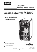 Daihen OTC Welbee M350L Owner'S Manual preview