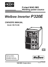 Daihen OTC Welbee WB-P320E Owner'S Manual preview