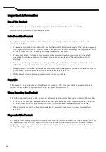 Preview for 4 page of Daihen OTC Welbee WB-P320E Owner'S Manual