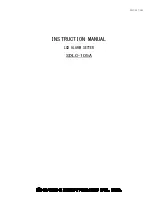 Daiichi Electronics SDLC-105A Instruction Manual предпросмотр