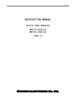 Предварительный просмотр 1 страницы Daiichi Electronics WVTT2-92A-33 Instruction Manual