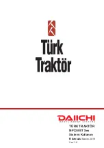 Предварительный просмотр 18 страницы DAIICHI TURK TRAKTOR MP228 BT Manual