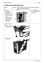 Preview for 6 page of Daikin 2AMK40FV1B Service Manual Removal Procedure