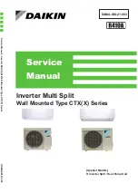 Preview for 1 page of Daikin 2MX18AXVJU Service Manual