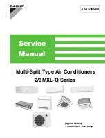 Preview for 1 page of Daikin 2MXL18QMVJU Service Manual