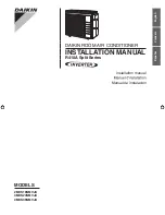 Daikin 2MXS18NMVJU Installation Manual предпросмотр