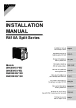 Preview for 1 page of Daikin 2MXS40H3V1B2 Installation Manual