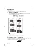 Предварительный просмотр 11 страницы Daikin 3MXM52M2V1B Installation Manual