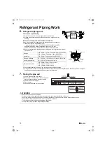 Предварительный просмотр 16 страницы Daikin 3MXM52M2V1B Installation Manual