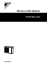 Preview for 1 page of Daikin 4AMX80E7V3B Installation Manual