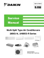 Daikin 4MXS-R Series Service Manual предпросмотр