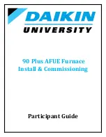 Предварительный просмотр 1 страницы Daikin 90 Plus AFUE Installation & Commissioning