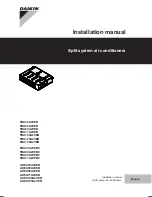 Daikin ADEA100A2VEB Installation Manual preview