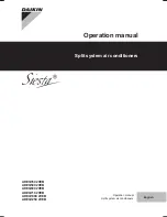 Daikin ADEQ35C2VEB Operation Manual предпросмотр