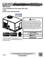 Daikin AHRI 210 Installation Instructions Manual preview