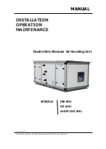 Предварительный просмотр 1 страницы Daikin AHUR VRV AHU Manual