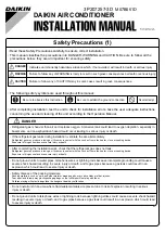 Preview for 1 page of Daikin Air Conditioner Installation Manual