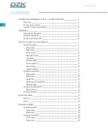 Preview for 2 page of Daikin Airzone DZK-4 User Manual