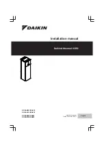 Daikin Altherma 3 GEO EGSAH10UDA9W Installation Manual preview