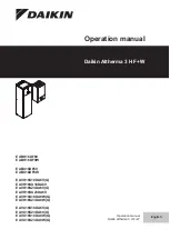 Daikin Altherma 3 H F+W EABH16DF6V Operation Manual preview