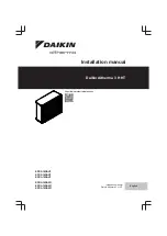 Daikin Altherma 3 H HT EPRA14DAV3 Installation Manual preview