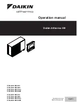Preview for 1 page of Daikin Altherma 3 M EDLA09-16D3V3 Operation Manual