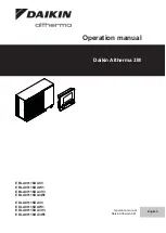 Предварительный просмотр 1 страницы Daikin Altherma 3 M EDLA09-16D3V3 Operation Manual