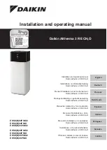 Preview for 1 page of Daikin Altherma 3 R ECH2O Installation And Operating Manual